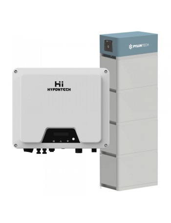 Accumulatore di energia Pylontech H2 14.2 kWh V2 Hypontech HHT 10 kW 3F