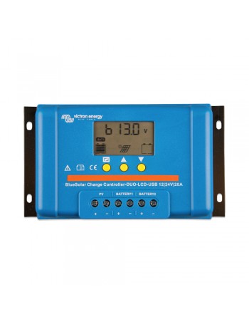Laderegler Victron Energy BlueSolar PWM DUO 12/24 V - 20 A