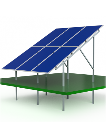 Photovoltaic ground structure K502/10.4 (950-1132) vertical K500