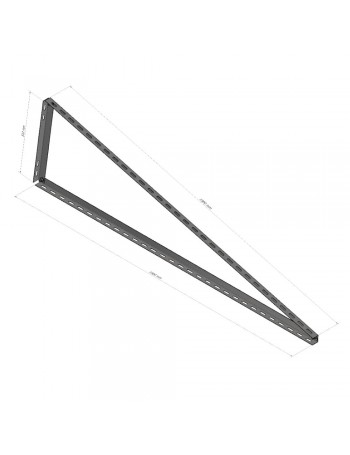 15 ° triangle, for vertical installation Magnelis®