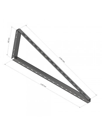 20 ° triangle, for horizontal installation Magnelis®