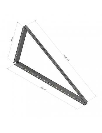 Dreiecksstütze 30 °, horizontale Montage Magnelis®