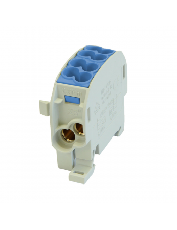 1-potential switchgear block 100 A 4x2,5-25 mm2 Blue