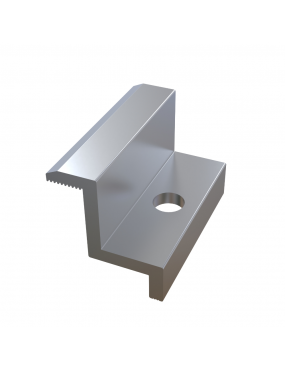 Side bracket 60 x 30 mm silver