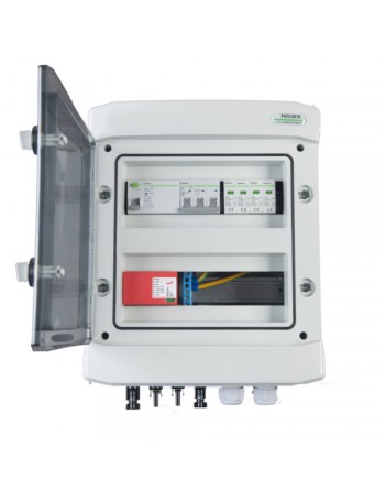 SOL-811 T1+T2 1/1 RCD 3F 10 A T2 prefabricated AC/DC switchboard Iontec