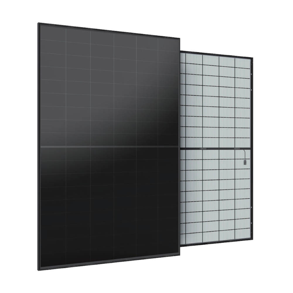 Photovoltaik Modul 450 W N-type ABC Dual Glass Full Black GEN II 30 mm AIKO