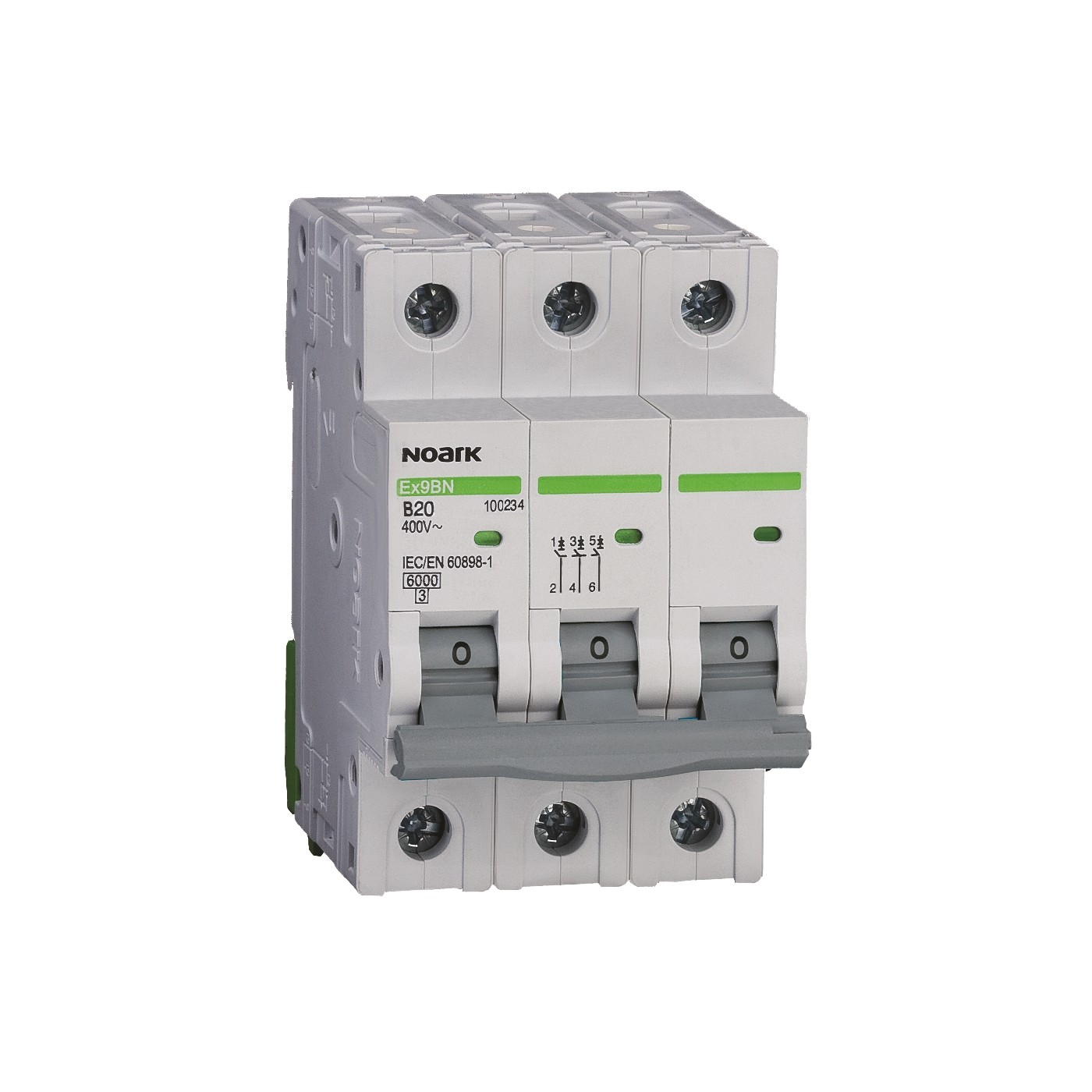 Overcurrent circuit breaker EX9BN 3P B40 40 A AC Noark