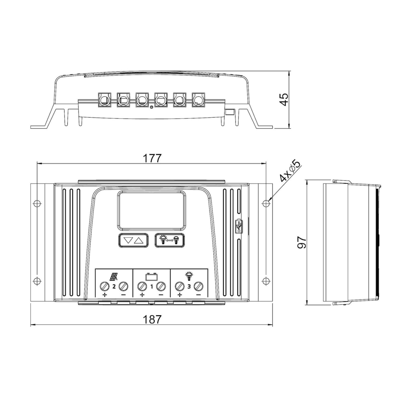 Regulator ładowania Solarix 2525 Steca