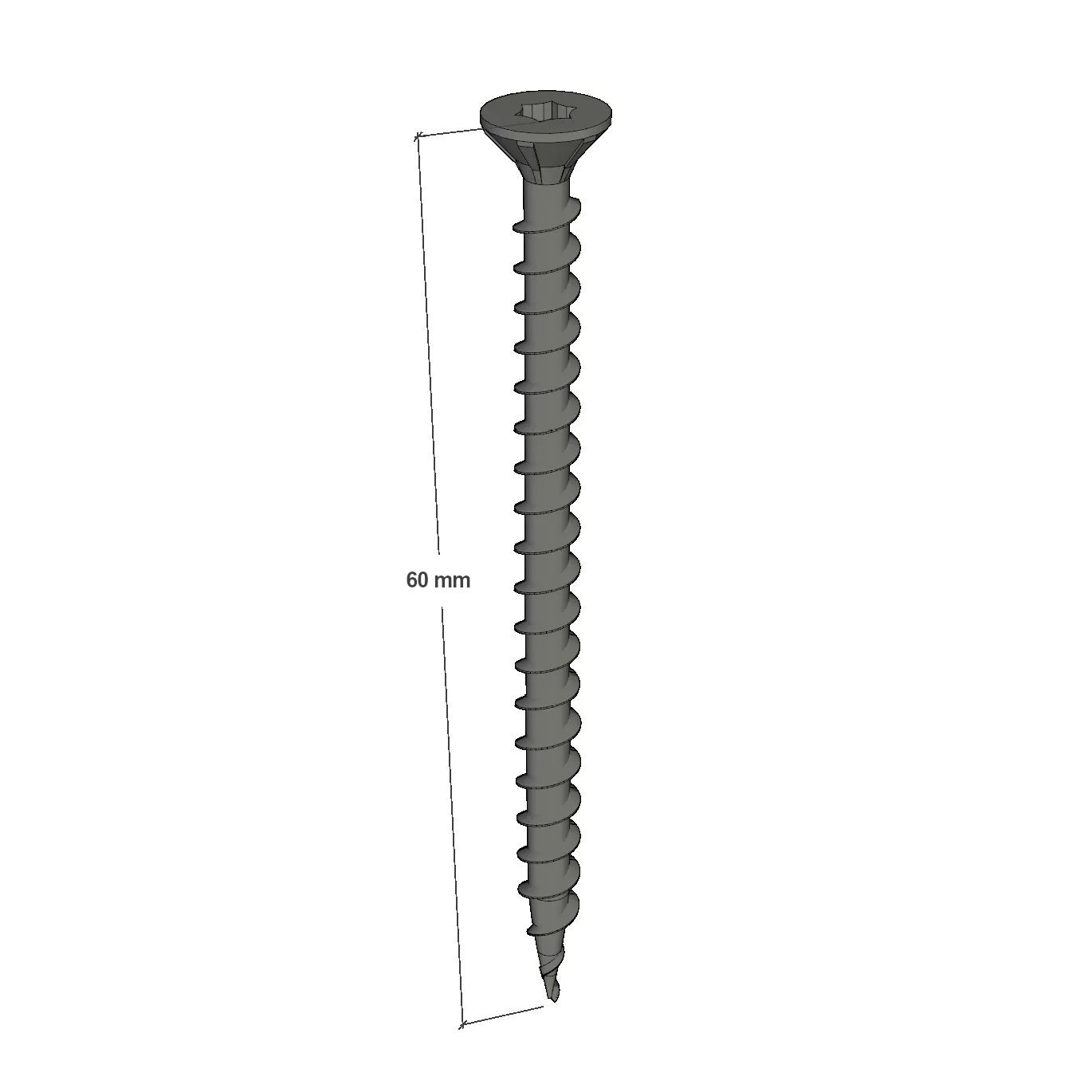 Holzschraube Edelstahl 6x60 Torx