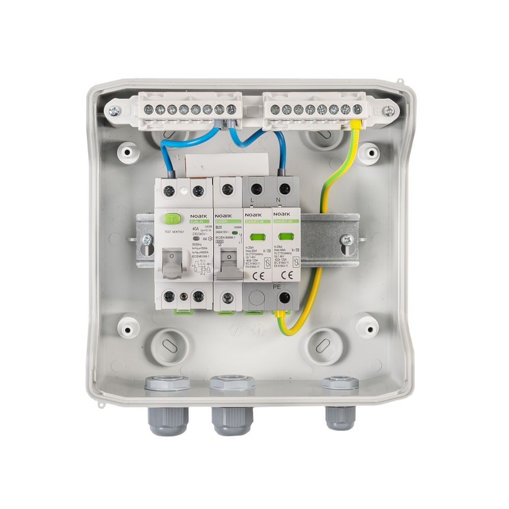 Rozdzielnica prefabrykowana AC RCD 1F 20 A T2 1/1 SOL-216