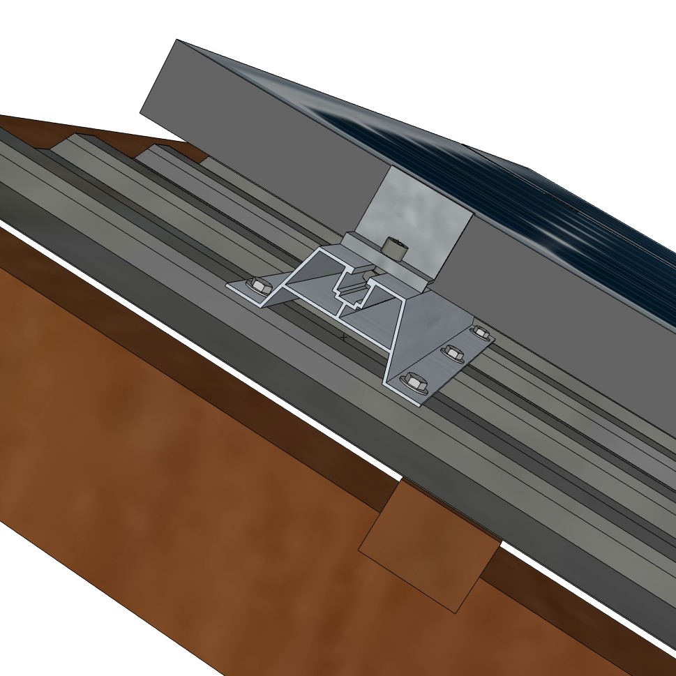 Mostek trapezowy 300x70 mm + EPDM