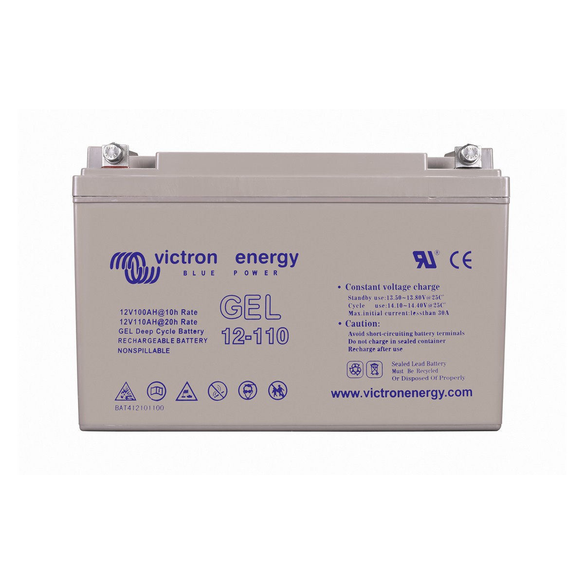 Batteria al gel Victron Energy Deep Cycle 12V/110Ah