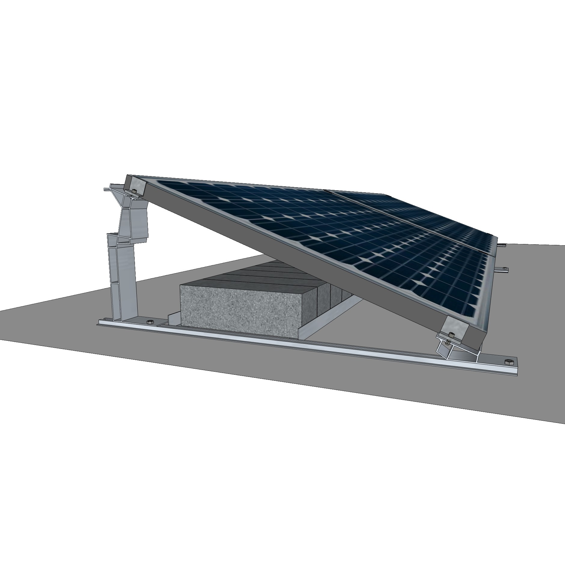 Ballastkonstruktion Aero S 15° Energy  5