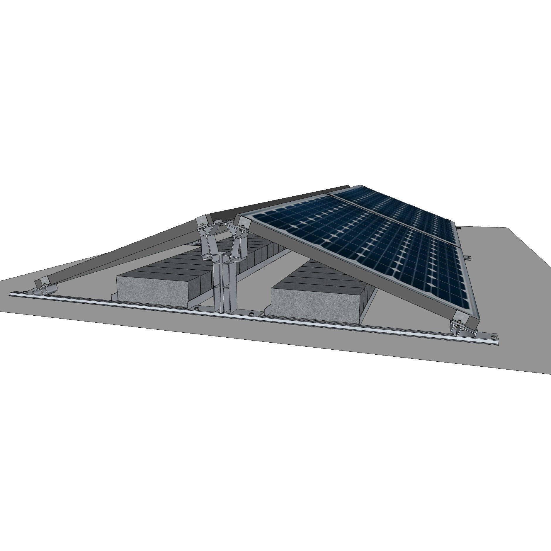 Konstrukcja balastowa Aero E-W 15° Energy 5