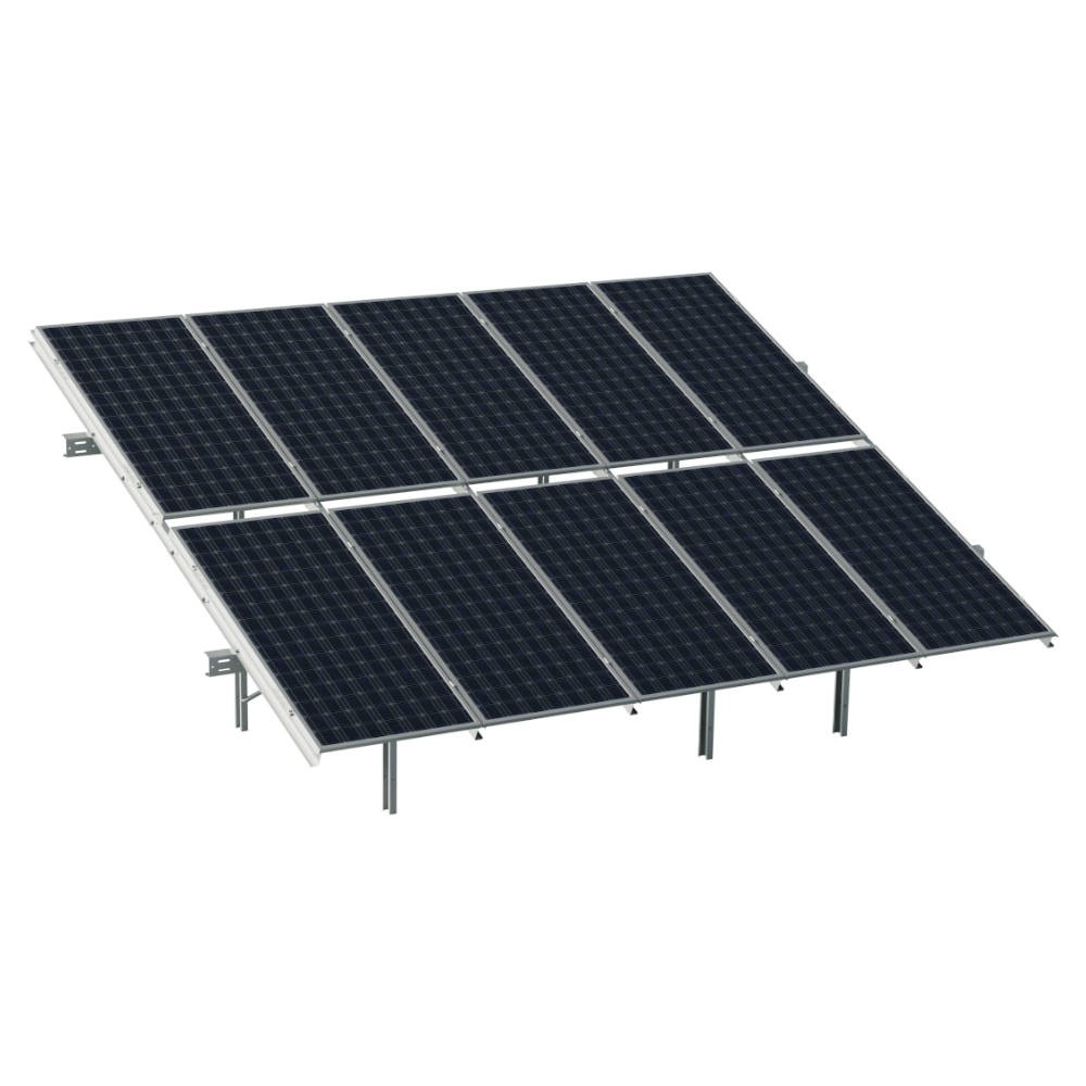 Konstrukcja gruntowa FWD2 HBM 2x5 PION Bifacial Budmat