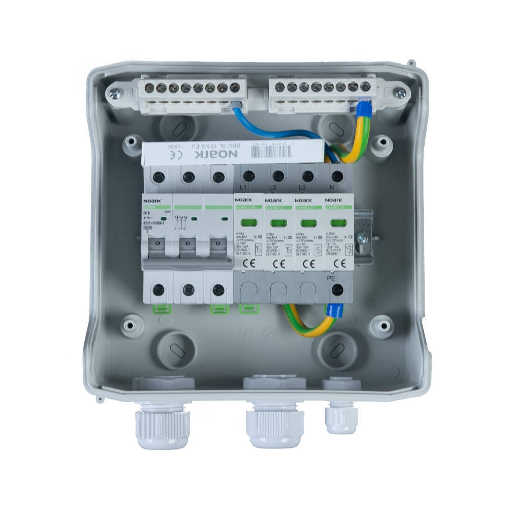 SOL-205 T2 20 A prefabricated AC 3F Switchboard