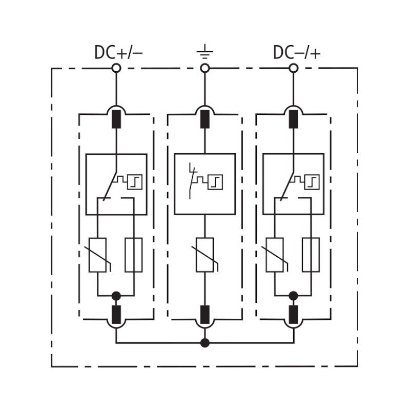 Ogranicznik przepięć DC DEHNguard M YPV SCI 1000 V Dehn