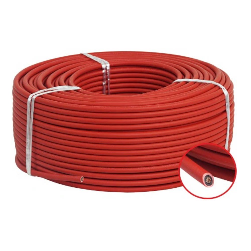 Solarkabel 4 mm2 rot - Spule 500 m Mgwires