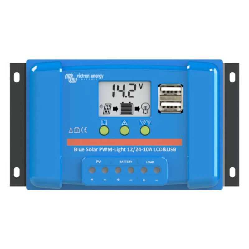 BlueSolar PWM-LCD&USB 12/24V-20A Victron Energy charge controller