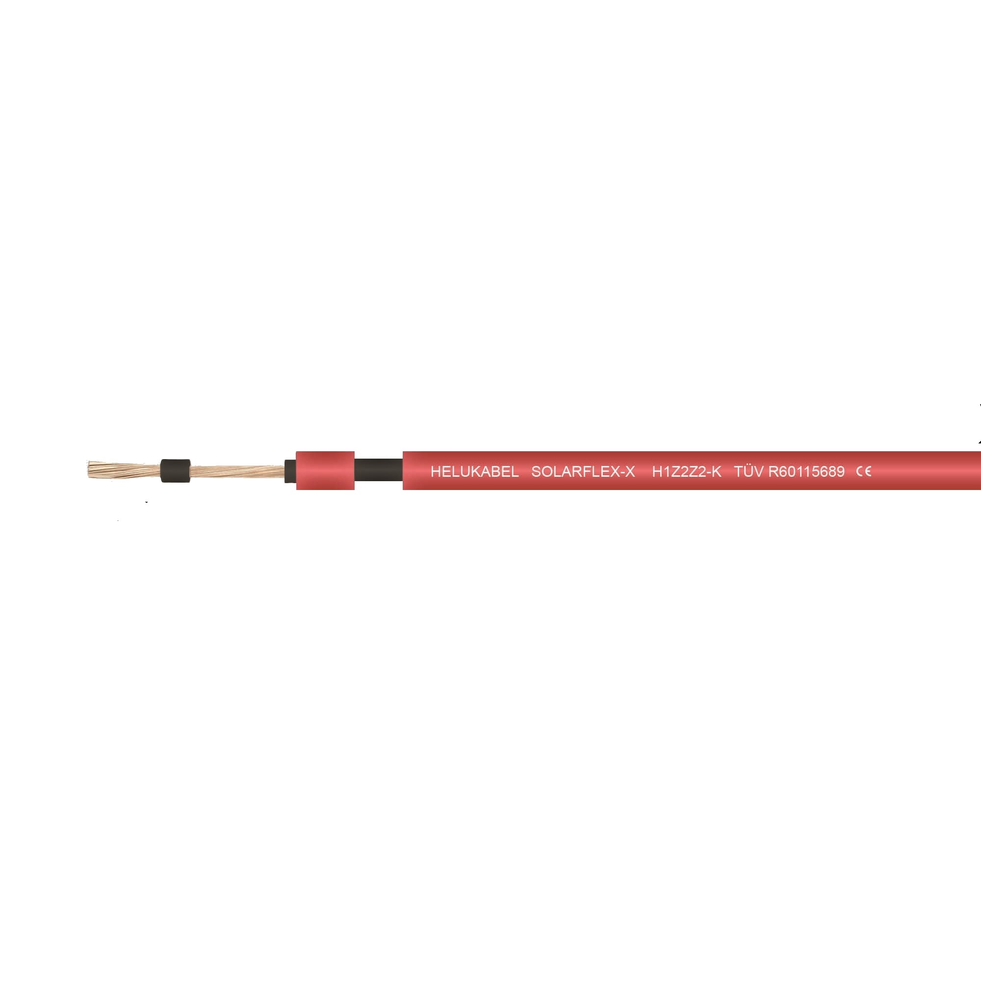 Solarkabel 6 mm2 rot 100 m Helukabel