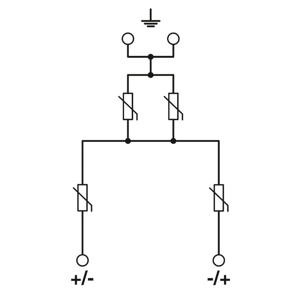 Überspannungsschutzgerät DC 1000 V PV/2+V Typ 1+2 Phoenix