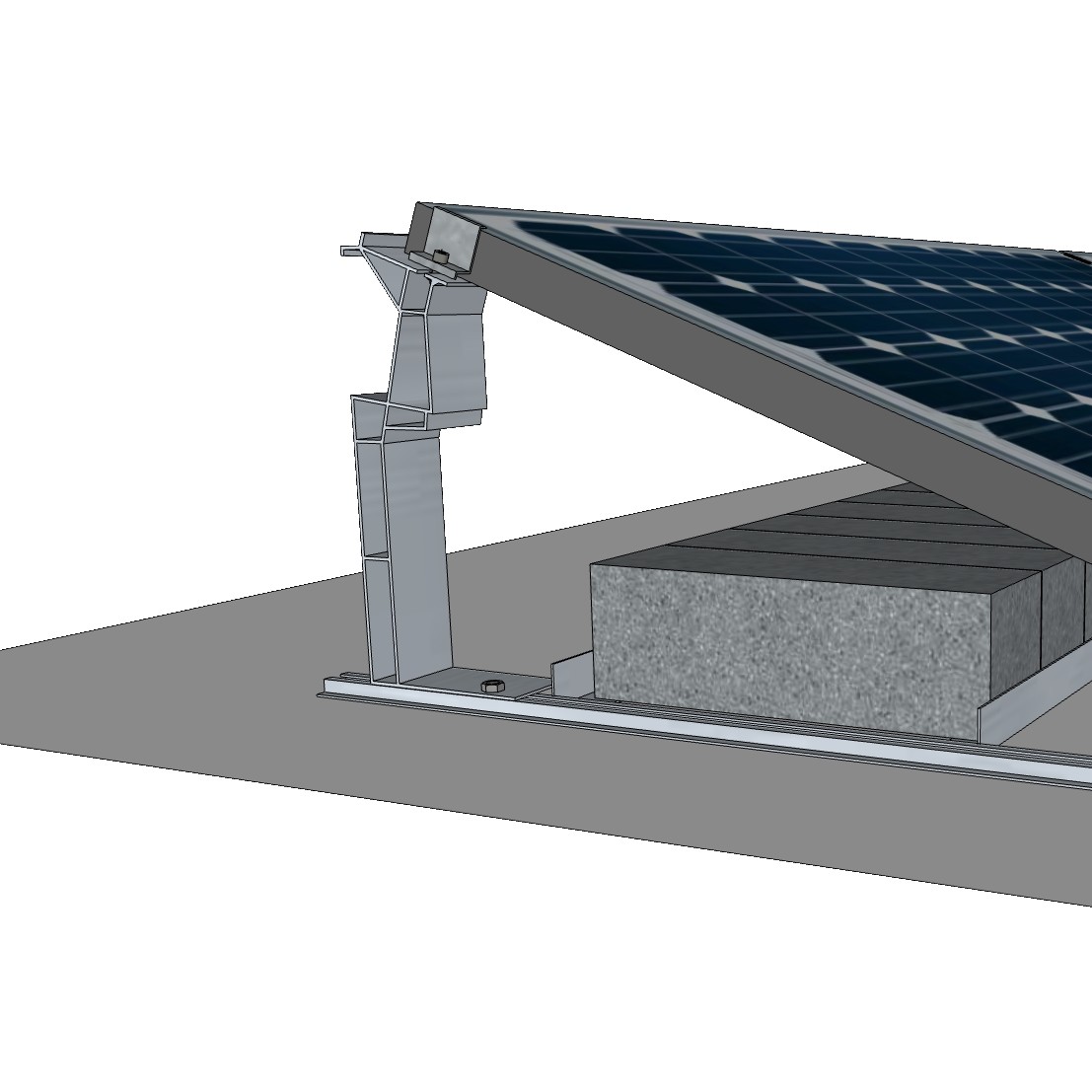 Ballastkonstruktion Aero S 15° Energy  5