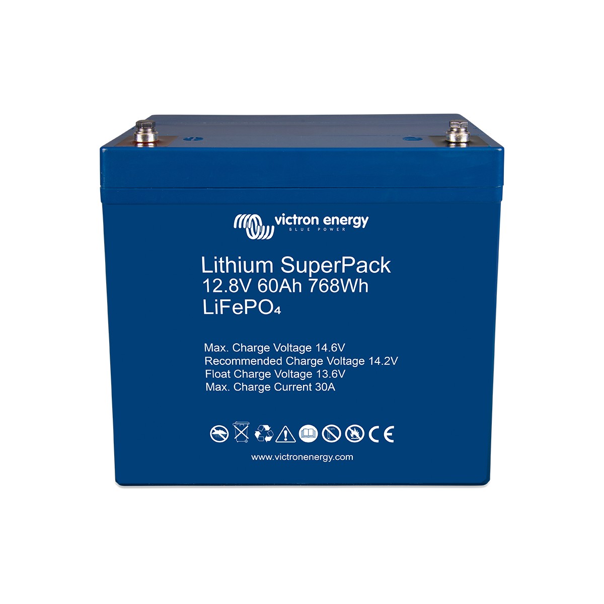 SuperPack 12.8 V/60 Ah (M6) Victron Energy lithium battery