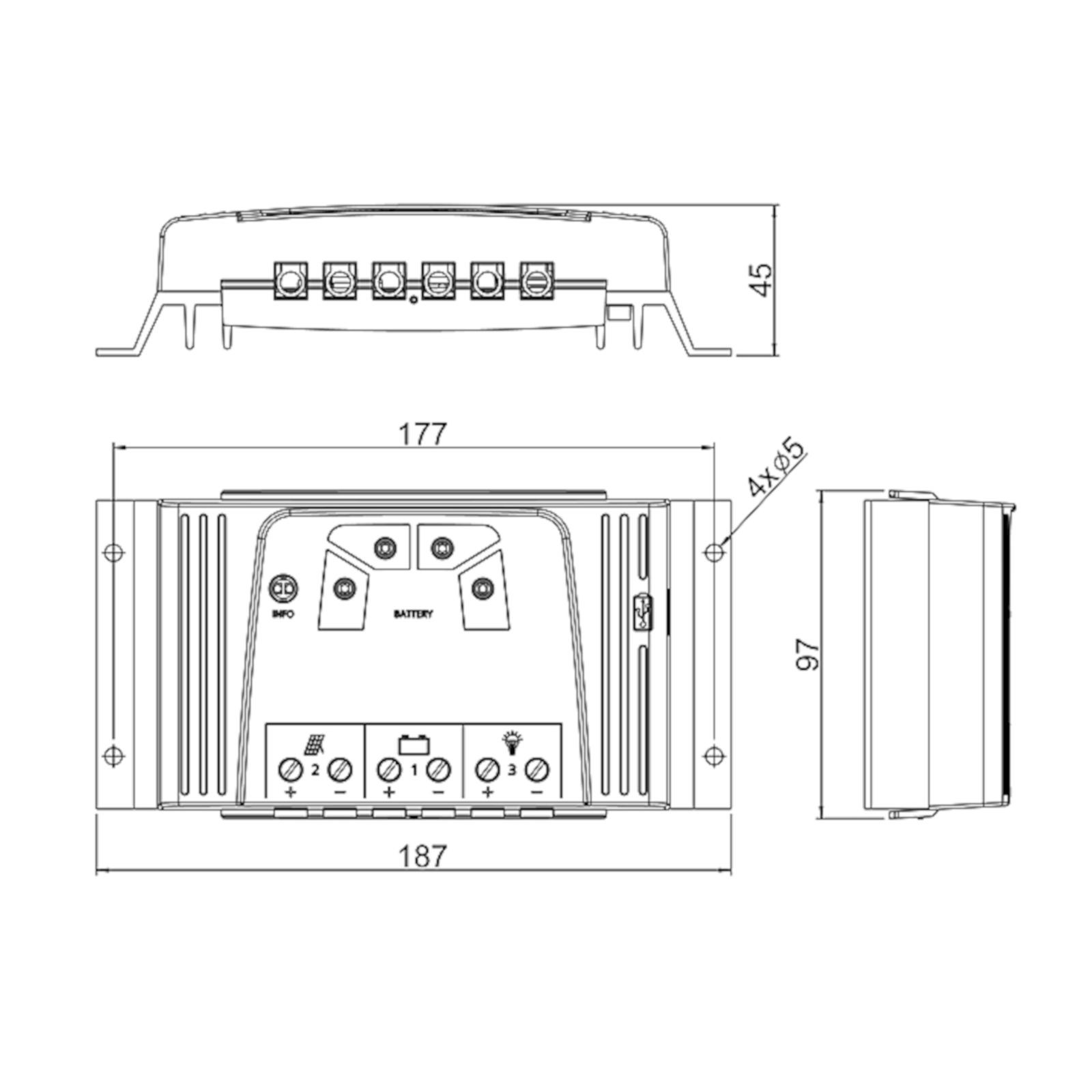 Regulator ładowania Solsum 4040 Steca